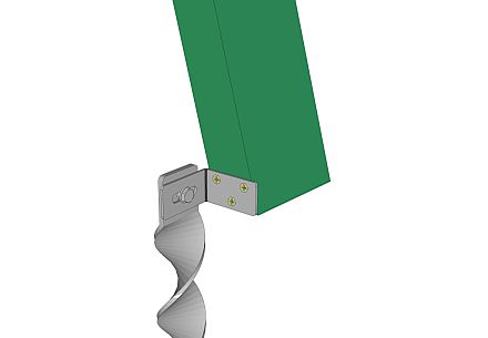 Havegynge i træ, med B403 beslag