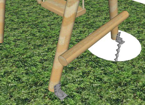 JF jordanker til have gynge