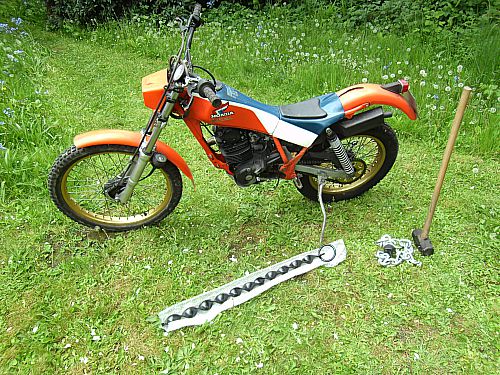 Honda TLR mit Indusfix Bodenanker